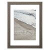 Marco de madera MDF Hama Waves 30x40 cm taupe