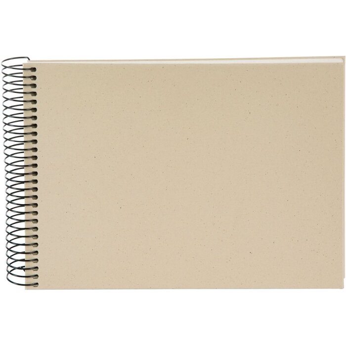 Goldbuch Álbum espiral natureLove marrón 24x17 cm 40 páginas blancas