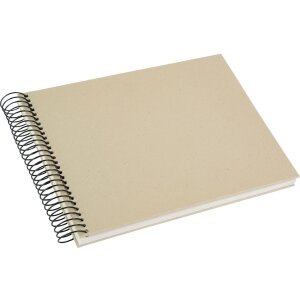 Goldbuch Álbum espiral natureLove marrón 24x17 cm 40 páginas blancas