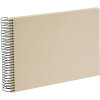 Goldbuch Álbum espiral natureLove marrón 24x17 cm 40 páginas blancas