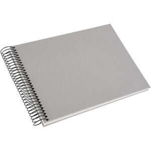 Goldbuch Álbum espiral natureLove gris 24x17 cm 40 páginas blancas