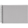 Goldbuch Álbum espiral natureLove gris 24x17 cm 40 páginas blancas