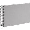 Goldbuch Álbum espiral natureLove gris 24x17 cm 40 páginas blancas