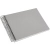 Goldbuch Álbum espiral natureLove gris 24x17 cm 40 páginas blancas