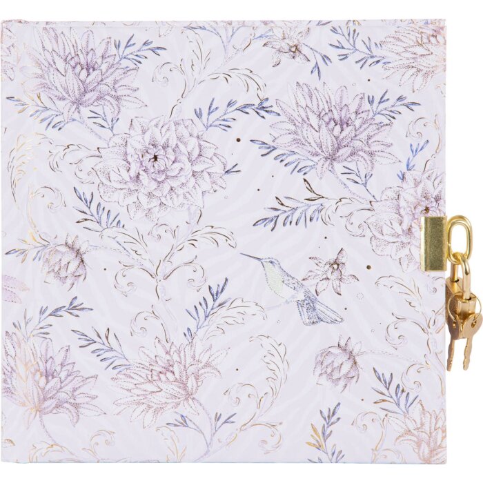 Goldbuch Agenda Hybrid Heritage lila 16,5x16,5 cm 96 páginas blancas