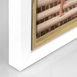 ZEP Marco de madera Ayas 20x25 cm blanco