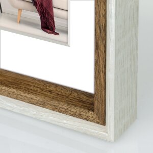 ZEP Marco Palmi blanco 30x30 cm con passepartout 20x20 cm