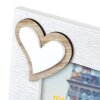 ZEP Marco de fotos de madera Lavinia 20x30 cm con corazones