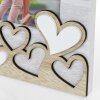 ZEP Marco de fotos de madera Lavinia 20x30 cm con corazones