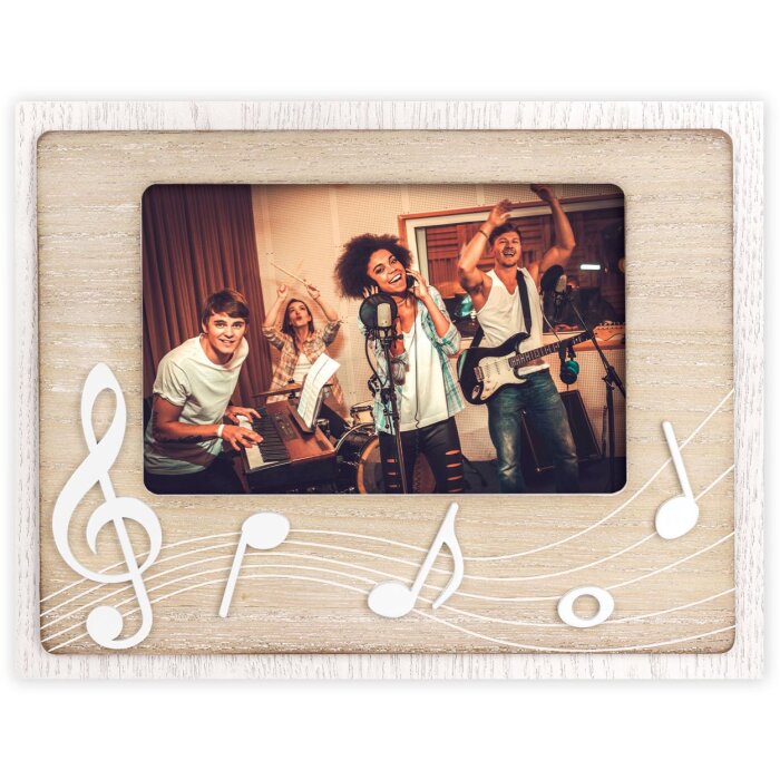 ZEP Marco de fotos de madera Lyra 10x15 cm Marco de fotos con notas