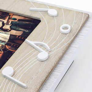 ZEP Marco de fotos de madera Lyra 10x15 cm Marco de fotos con notas