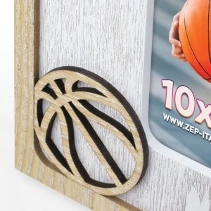 ZEP Marco de madera Jordan 10x15 cm Marco de baloncesto