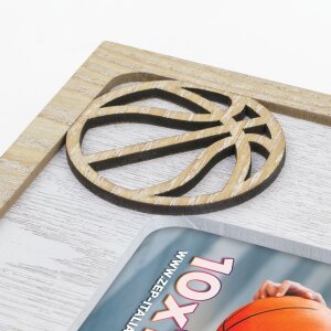 ZEP Marco de madera Jordan 10x15 cm Marco de baloncesto