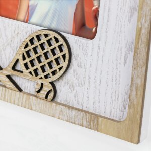 ZEP Marco de madera Nadal 10x15 cm Marco de tenis