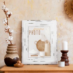 ZEP Marco de madera Orly 13x18 cm blanco