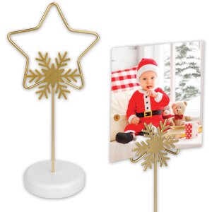ZEP Foto Stand de Navidad Moritz oro 6x18 cm