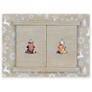 ZEP Marco de Navidad Tirolo A marrón 10x15 cm (30x17 cm)