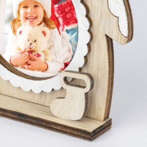 ZEP Colgante de Navidad Hazel Motivo C - Foto 6x6 cm