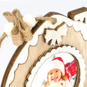 ZEP Colgante de Navidad Hazel Motivo C - Foto 6x6 cm