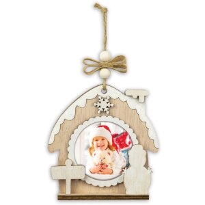 ZEP Colgante de Navidad Hazel Motivo A - Foto 6x6 cm