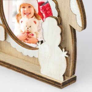 ZEP Colgante de Navidad Hazel Motivo A - Foto 6x6 cm
