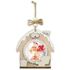 ZEP Colgante de Navidad Hazel Motivo D - Foto 6x6 cm