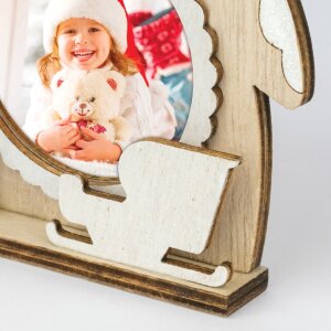 ZEP Colgante de Navidad Hazel Motivo D - Foto 6x6 cm