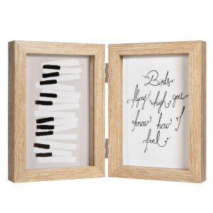 Henzo Marco doble madera Piano 2 a 3 fotos 10x15 cm y 13x18 cm