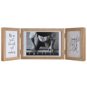 Henzo Marco doble madera Piano 2 a 3 fotos 10x15 cm y 13x18 cm