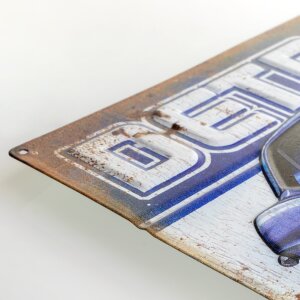 ZEP Hojalata HIERRO azul 45x30x0,4 cm Camaro