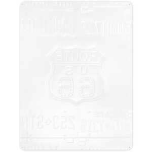 Hojalata ZEP RUTA 66 multicolor 43x57x0,4 cm