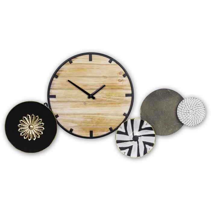 ZEP Reloj de pared FERRARA 80x41x4 cm