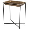 Clayre & Eef 50420L Mesa auxiliar 53x54x62 cm Color cobre