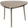 Clayre & Eef 50422S Mesa Auxiliar 60x60x42 cm Color Dorado