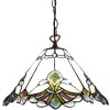 Clayre & Eef 5LL-6184 Lámpara colgante Tiffany Ø 31x107 cm E27-max 1x60W