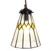 Clayre & Eef 5LL-6194 Lámpara colgante Tiffany Ø 15x115 cm E14-máx 1x40W