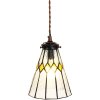 Clayre & Eef 5LL-6194 Lámpara colgante Tiffany Ø 15x115 cm E14-máx 1x40W