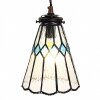 Clayre & Eef 5LL-6195 Lámpara colgante Tiffany Ø 15x115 cm E14-máx 1x40W