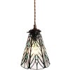 Clayre & Eef 5LL-6197 Lámpara colgante Tiffany Ø 15x115 cm E14-máx 1x40W