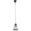 Clayre & Eef 5LL-6201 Lámpara colgante Tiffany Ø 15x115 cm E14-max 1x40W Blanco - Marrón