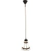 Clayre & Eef 5LL-6201 Lámpara colgante Tiffany Ø 15x115 cm E14-max 1x40W Blanco - Marrón
