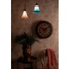 Clayre & Eef 5LL-6217 Lámpara colgante Tiffany 18x15x115 cm E14-máx 1x25W Rosa