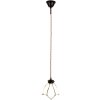 Clayre & Eef 5LL-6223 Lámpara colgante Tiffany Ø 18x115 cm E14-máx 1x25W Blanco - Marrón