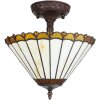 Clayre & Eef 5LL-6281 Plafón TiffanyØ 29x30 cm E14-máx 2x25W
