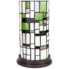 Clayre & Eef 5LL-6300 Lámpara de mesa Tiffany Ø 15x26 cm E14-máx 1x40W Beige - Verde