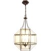 Clayre & Eef 5LL-9341 Lámpara colgante 30x30x170 cm E14-máx 3x40W