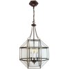 Clayre & Eef 5LL-9341 Lámpara colgante 30x30x170 cm E14-máx 3x40W