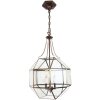 Clayre & Eef 5LL-9341 Lámpara colgante 30x30x170 cm E14-máx 3x40W
