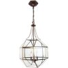 Clayre & Eef 5LL-9342 Lámpara colgante 35x35x180 cm E14-máx 3x40W