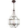 Clayre & Eef 5LL-9343 Lámpara colgante 40x40x190 cm E14-max 3x40W